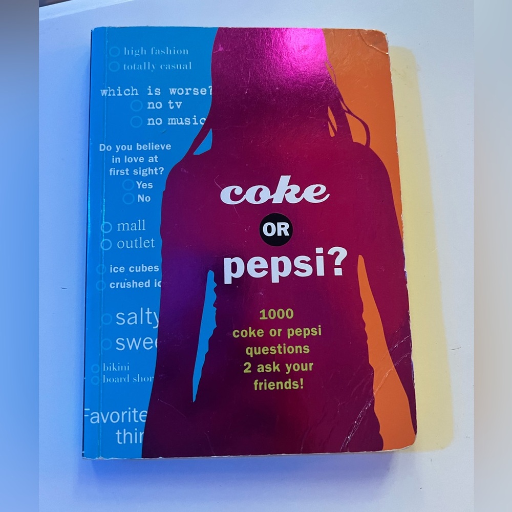 Coke or Pepsi? Book